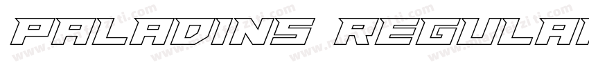 PALADINS REGULAR字体转换